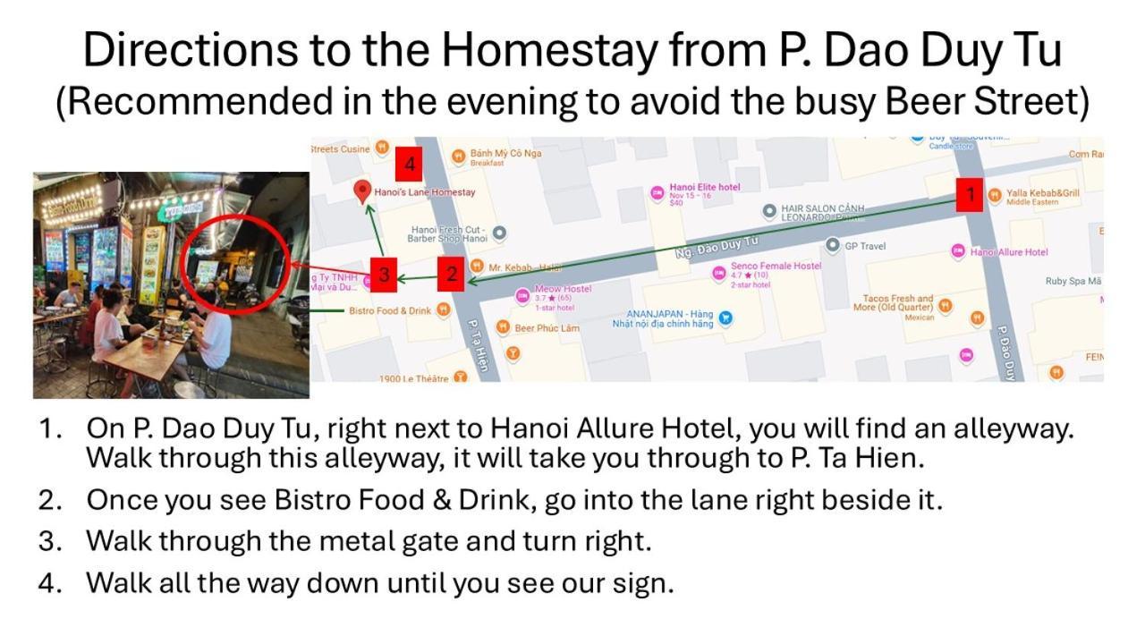 Hanoi'S Lane Homestay Екстериор снимка
